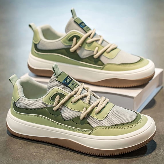 Men's New Versatile Sports Sneakers, Breathable Mesh Running Shoes with Non-Slip Soft Sole for Casual Wear