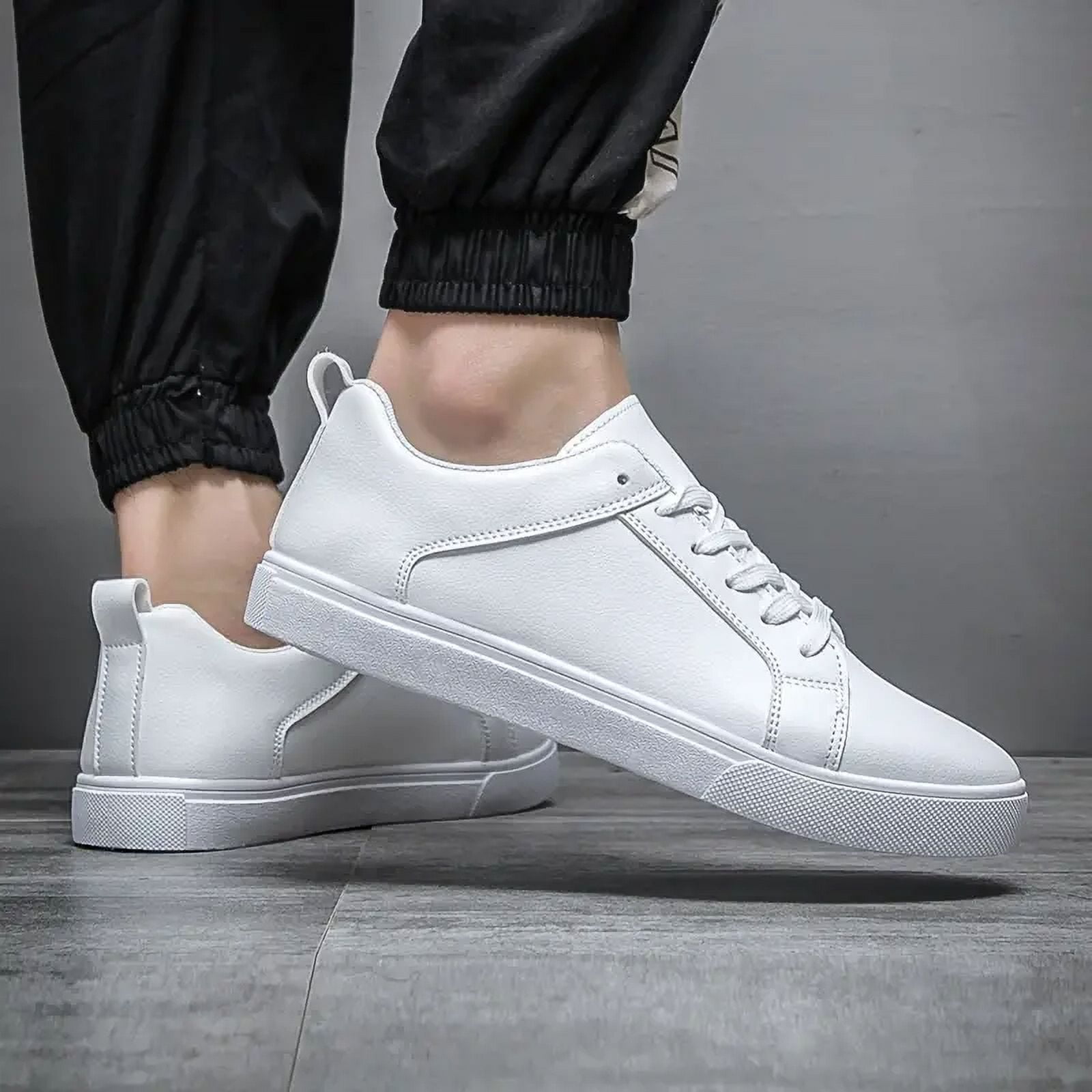 mens white casual sneakers
