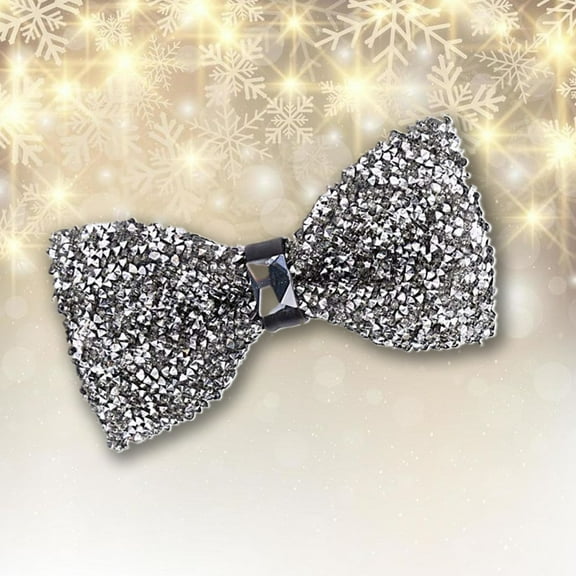 Men's New Year's Eve Party Suit Rhinestone Bow Tie Wedding Groomsmen Formal Bow Tie Beauty Hair Ties Computer Wire Ties Men Ties Gentle Hair Ties Silk Ties Light Ties for Men Ti-84 plus C Edition Fall