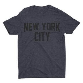 Men's New York City Tee Dark Heather/Black, 6XL