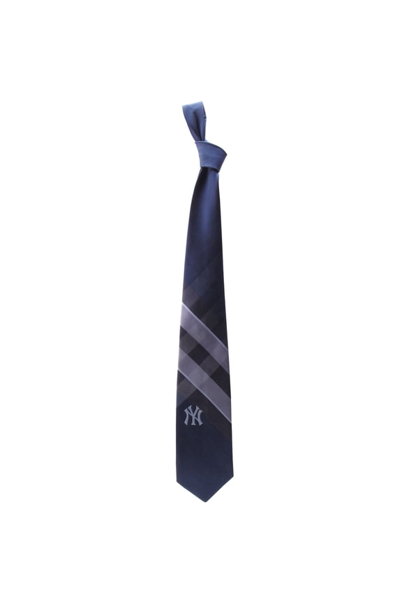 Men's New York Yankees Woven Poly Grid Tie