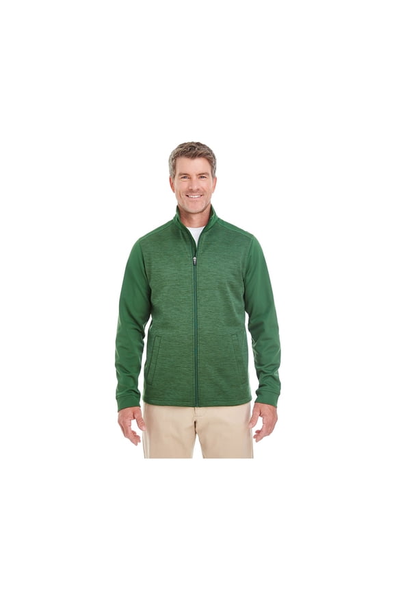 Men's Newbury Colorblock Mlange Fleece Full-zip