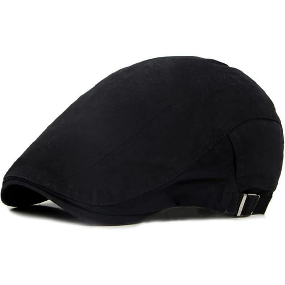 Men's Newsboy Cap Ivy Cotton Flat Hat Adjustable Cabbie Driving Hats Gatsby Irish Hunting Beret Caps 1Pack