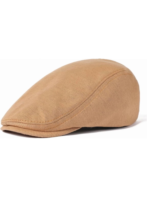 Men's Newsboy Cap Retro Classic Beret Ivy Irish Gentleman Hat Cabbie Flat Cap