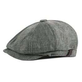 Cheers.US Newsboy Hats for Men Flat Cap Cotton Adjustable Breathable Irish Cabbie Ivy Driving Gatsby Hunting Hat Walmart