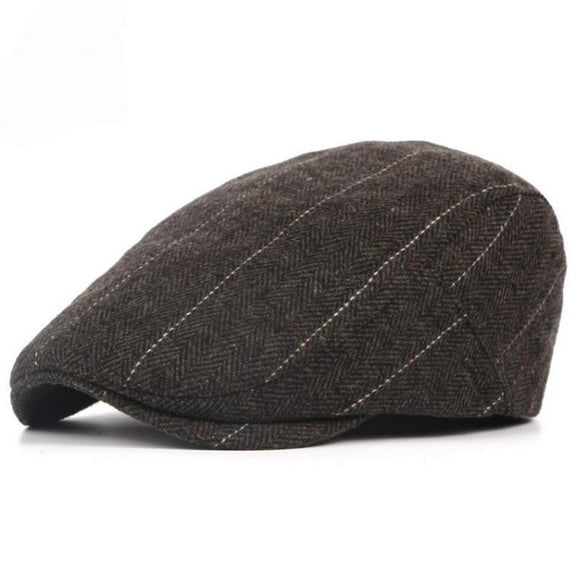 Men's Newsboy Hats Winter Flat Ivy Gatsby Cap Irish Cabbie Ivy Driving Hunting Hat