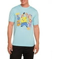 thumbnail image 1 of Men's Nick Rewind Block Party Short Sleeve Burnout Crew Tee, 1 of 1