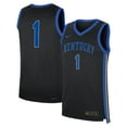 thumbnail image 1 of Men's Nike #1 Black Kentucky Wildcats Alternate Replica Jersey, 1 of 3