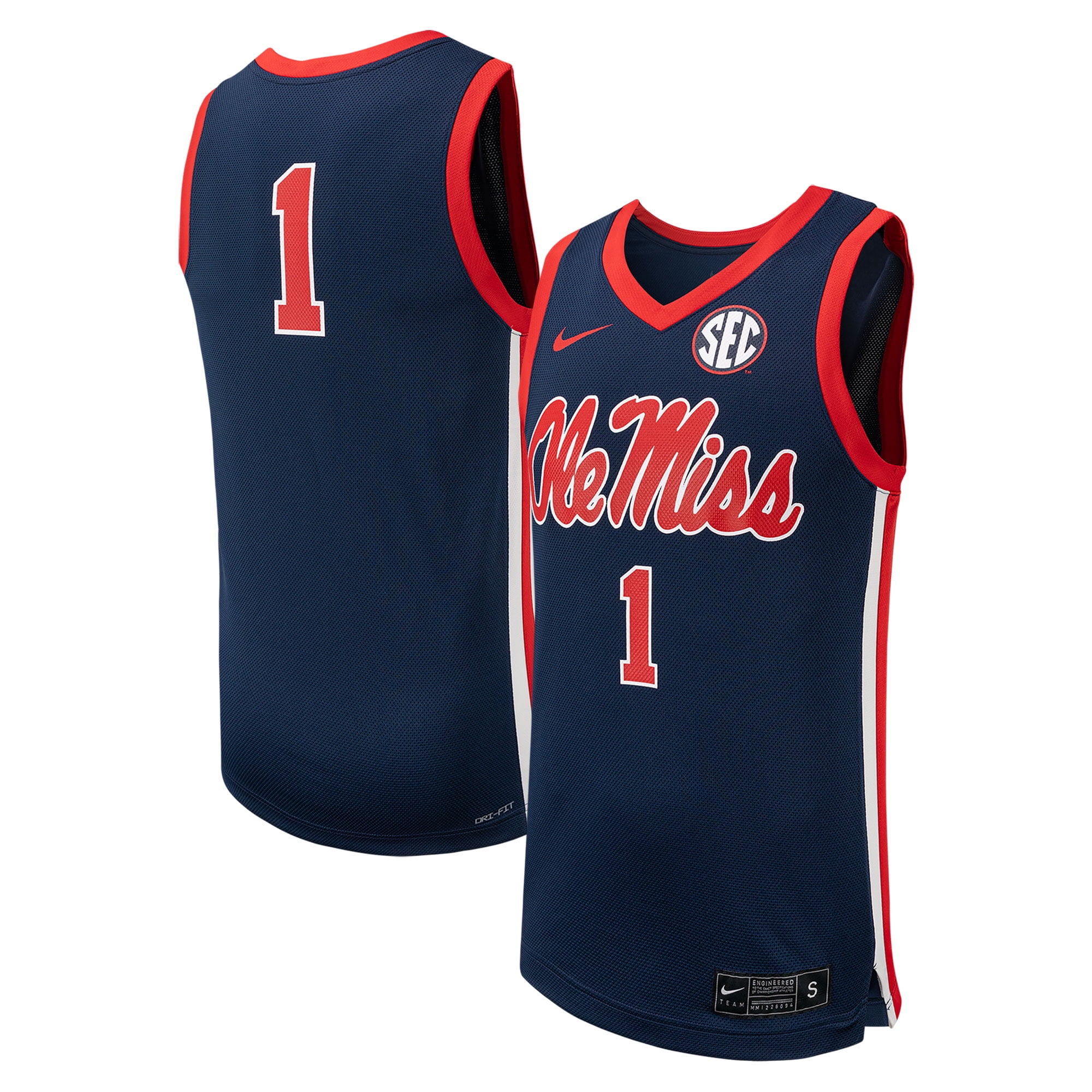 ole miss nike dri fit