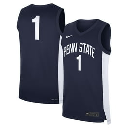 Men's Nike White/Navy Michigan Wolverines Pinstripe Replica