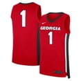 thumbnail image 1 of Men's Nike #1 Red Georgia Bulldogs Road Replica Jersey, 1 of 3