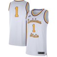 thumbnail image 1 of Men's Nike #1 White LSU Tigers Replica Basketball Jersey, 1 of 3