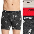 thumbnail image 1 of Men's Nike 3-Pack Dri-FIT Essential Cotton Stretch 6" Boxer Briefs Color: Crater Size: XL, 1 of 4