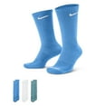 thumbnail image 1 of Men's Nike 3-Pack Everyday Plus Dri-FIT Cushion Crew Training Socks Color: Blue Multi Size: 8-12, 1 of 4