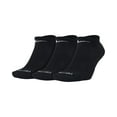 thumbnail image 1 of Men's Nike 3-pack Everyday Plus Cushion No-Show Training Socks Color: Black Size: 8-12, 1 of 4