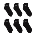 thumbnail image 1 of Men's Nike 6-Pack Everyday Cushion Ankle Training Socks Color: Black Size: 12-15, 1 of 8