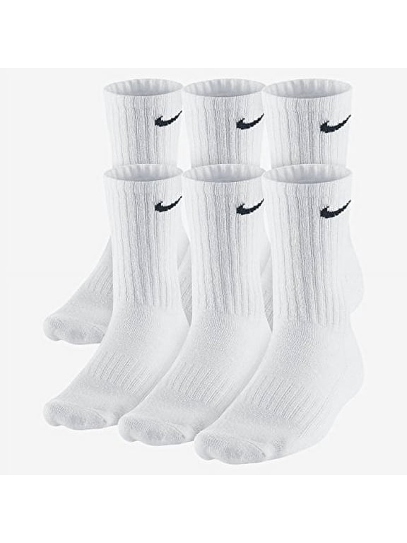 Men's Nike 6-Pack Everyday Cushioned Crew Training Socks (Large Size)