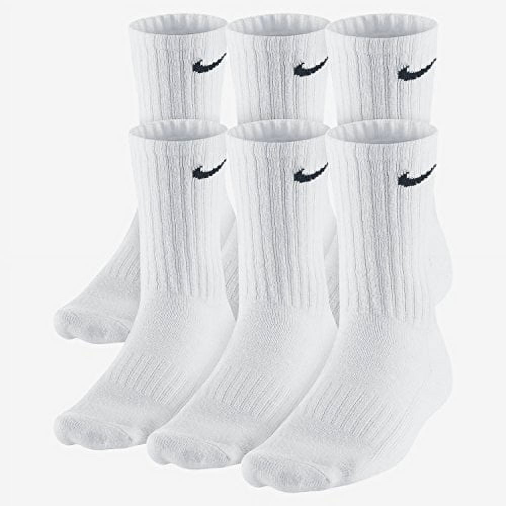 Men's Nike 6-Pack Everyday Cushioned Crew Training Socks (Large Size)