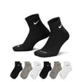 thumbnail image 1 of Men's Nike 6-Pack Everyday Plus Cushion Ankle Training Socks Color: Gray Multi Size: 8-12, 1 of 4