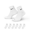thumbnail image 1 of Men's Nike 6-Pack Everyday Plus Cushion Ankle Training Socks Color: White Size: 12-15, 1 of 5