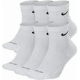 thumbnail image 1 of Men's Nike 6-Pack Everyday Plus Cushion Ankle Training Socks Color: White Size: 6-8, 1 of 2