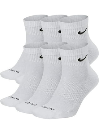 Nike white crew socks womens sales