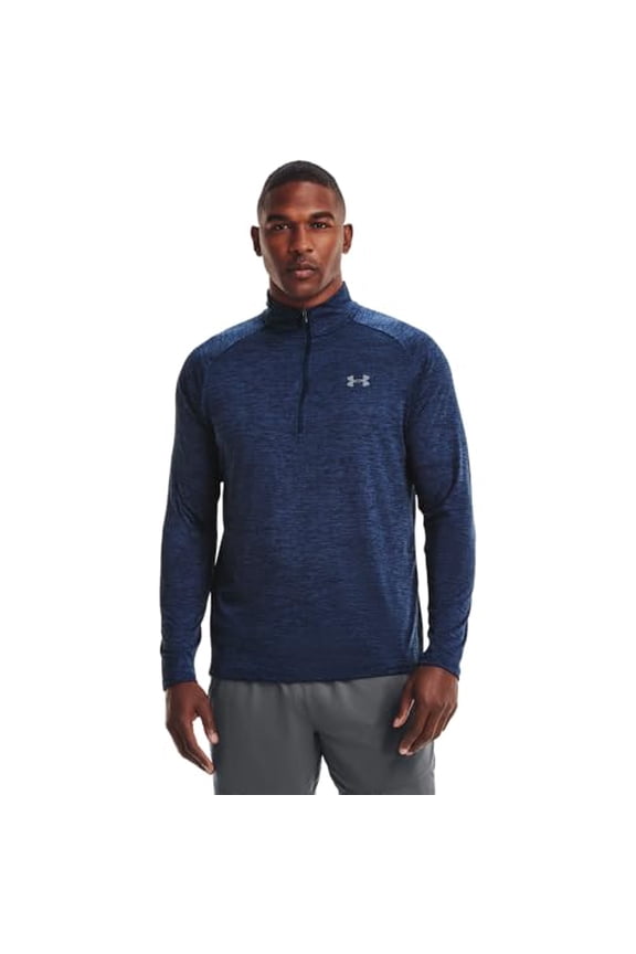 MEN'S TECH 2.0 ½ ZIP - SIZE: MEN 3XL - ACADEMY BLUE/STEEL