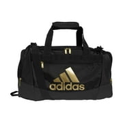 Unisex Defender 4.0 Gym Duffel Bag for Men and Women, Black/Gold Metallic, Small (38L)