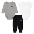 thumbnail image 1 of Baby Nike Bodysuits and Pants 3 Piece Set Color: Black Size: 3 MONTHS, 1 of 4