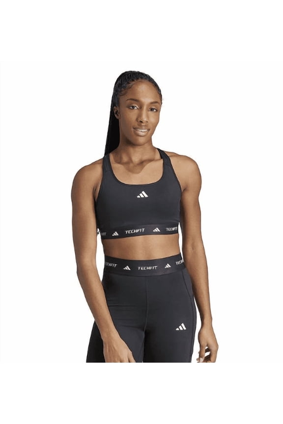 Women's PowerReact Techfit Bra Black, Small
