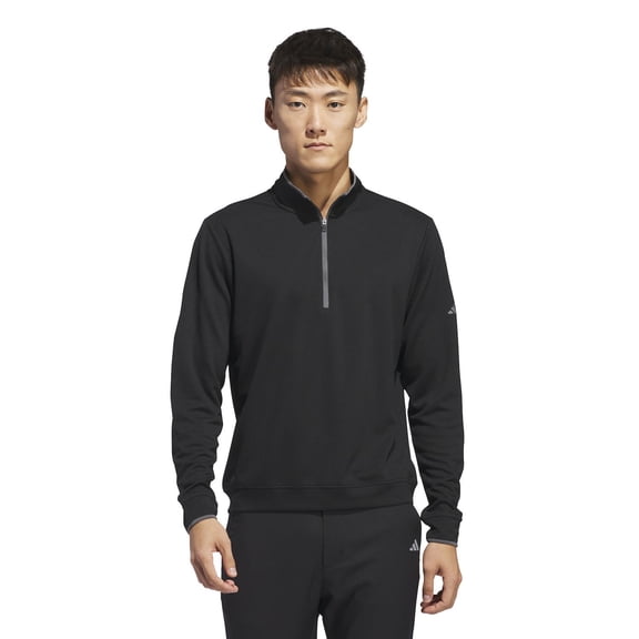 Adidas Golf Men's Lightweight Half-Zip Top - IS7134 - Black - XXL