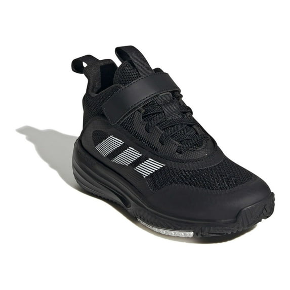 adidas Ownthegame 3.0 Kids' Shoes Color: Black White Black Size: 6