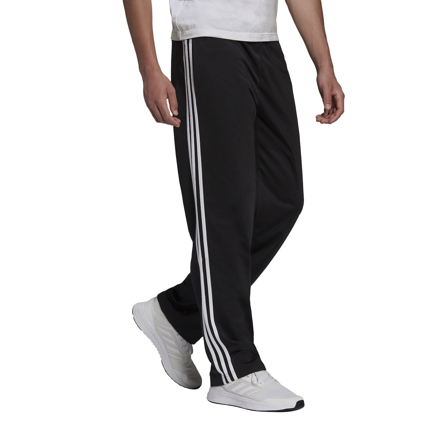 Adidas LEGEND INK/WHITE Men's Essentials 3-StripesTrack Pants, US