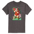 thumbnail image 1 of Coca-Cola - Vintage Santa with Dog - Men's Short Sleeve Graphic T-shirt, 1 of 4