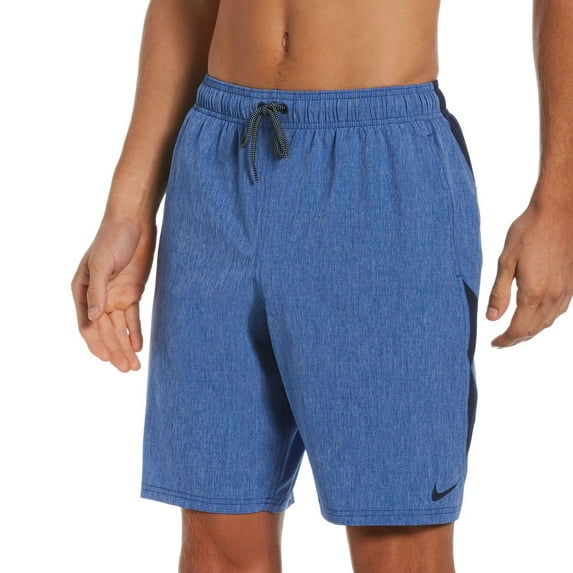Men's Nike 9" Core Contend Swim Trunks Color: Game Royal Heather Size: XL