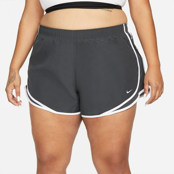 Nike Womens Tempo Plus Size Running Shorts (US, Alpha, 3X, Plus, Regular, Anthracite/White)