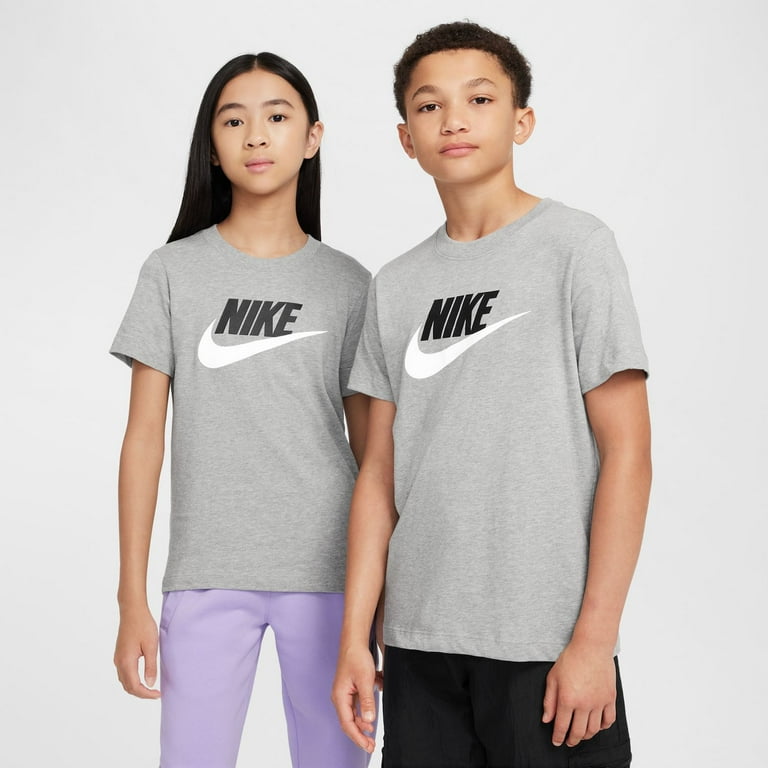 Nike Sportswear Big Kids T Shirt Color Dark Grey Heather Size S Walmart