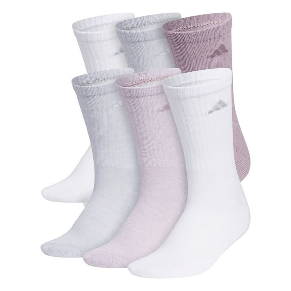 Men's Nike 6-pack Everyday Plus Cushion Crew Training Socks Color: Light Purple Size: N/A
