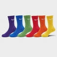 thumbnail image 1 of Unisex Nike 6-pack Everyday Plus Cushion Crew Training Socks Color: Multi Size: 5-7, 1 of 7