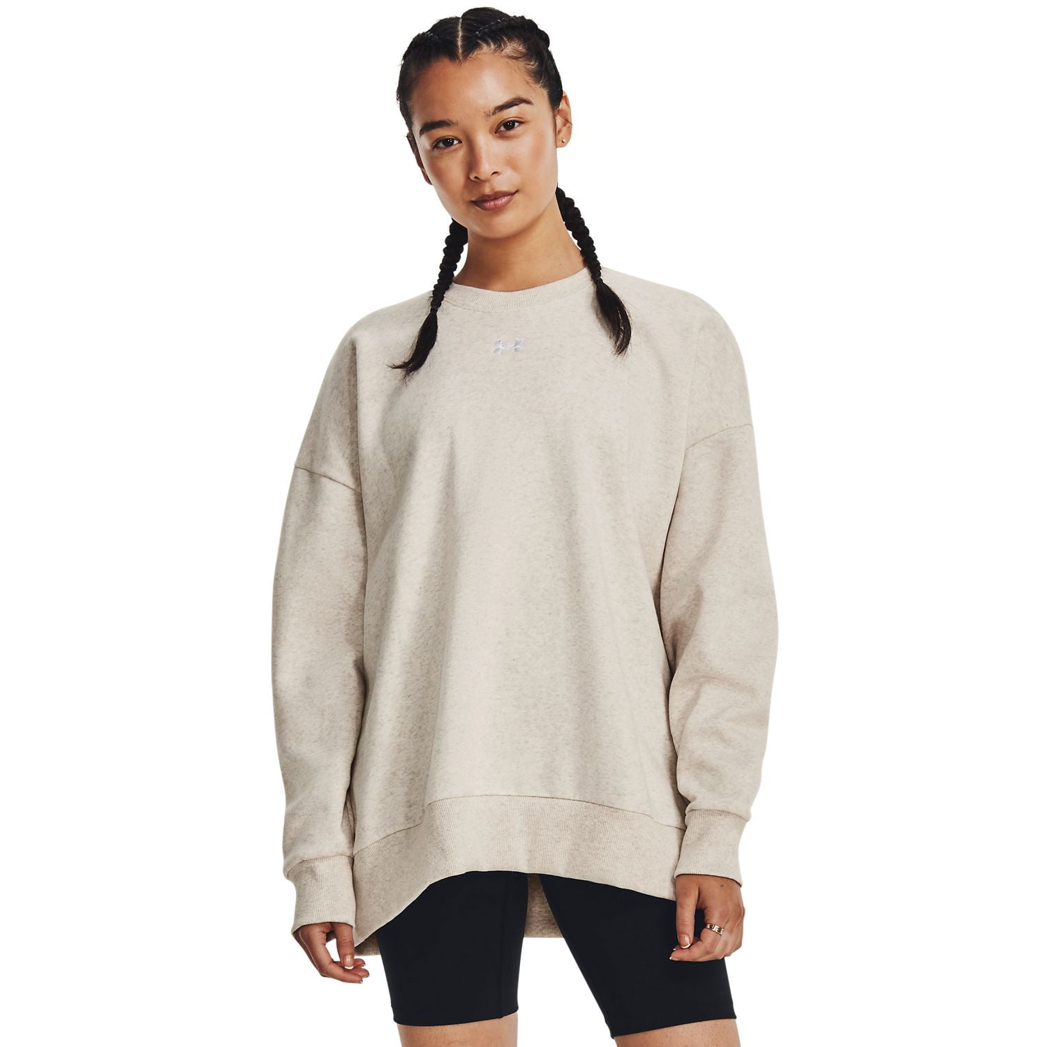 nike oatmeal oversized sweatshirt