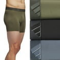 thumbnail image 1 of Men's adidas 3-pack Microfiber Trunks Color: Olive Strata Green Size: XL, 1 of 4
