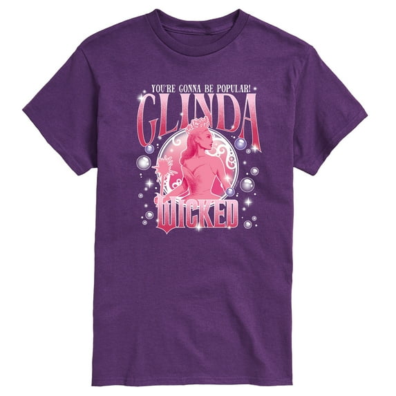 Wicked - Glinda You're Gonna Be Popular - Men's Short Sleeve Graphic T-Shirt