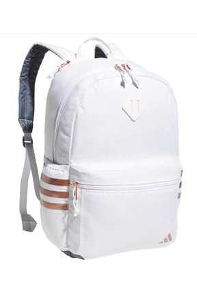 Classic 3S 5 Backpack, White/Gold