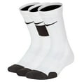 thumbnail image 1 of Kids Nike 3-Pack Elite Dri-FIT Basketball Crew Socks Color: White Size: SMALL, 1 of 4