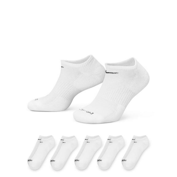 Men's Nike 6-pack Everyday Plus Cushion No-Show Training Socks Color: White Size: 12-15