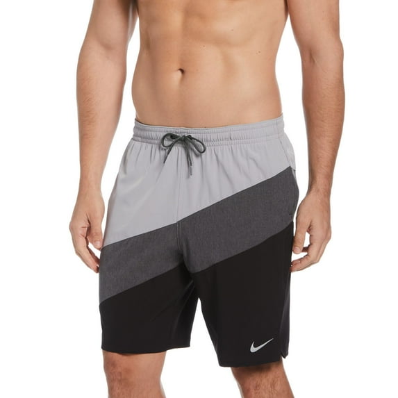 Men's Nike 9" Color Surge Swim Trunks Color: Black Size: S