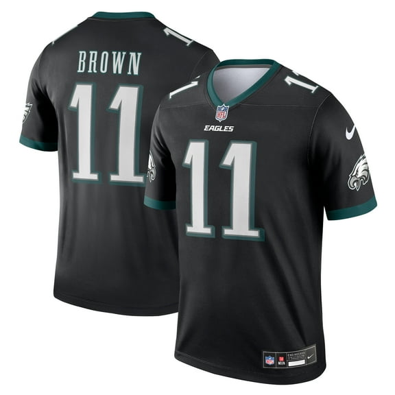 Men's Nike A.J. Brown Black Philadelphia Eagles Legend Player Performance Top