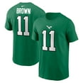 thumbnail image 1 of Men's Nike A.J. Brown Kelly Green Philadelphia Eagles Alternate Player Name & Number T-Shirt, 1 of 3