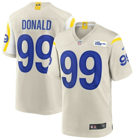 Men's Nike Aaron Donald Cream Los Angeles Rams Alternate Game Jersey