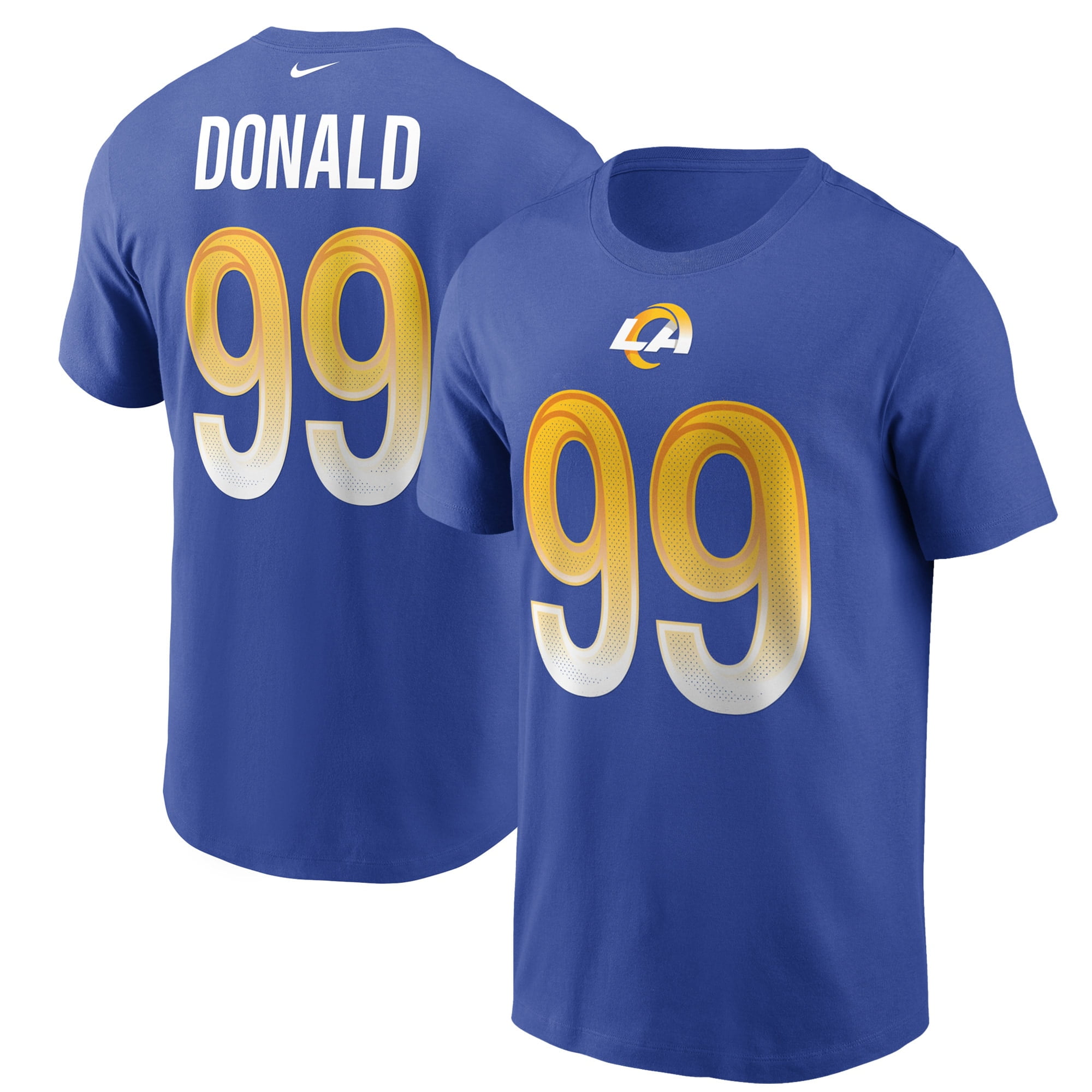 Men's Fanatics Branded Aaron Donald Royal Los Angeles Rams Player Jersey 